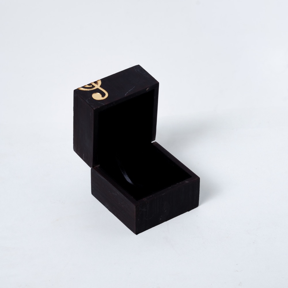 mdf wooden jewellry box peacock printed inside