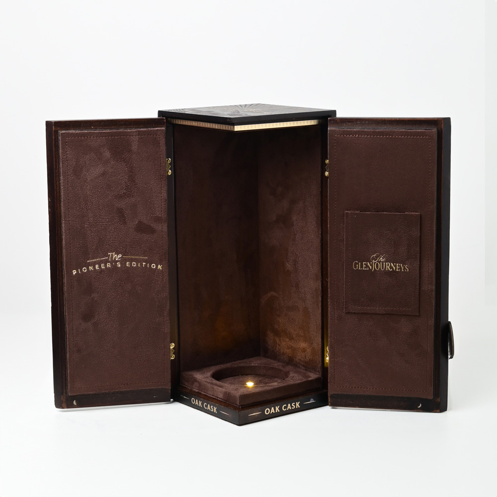 custom shaped wooden jewellry box with LED lights