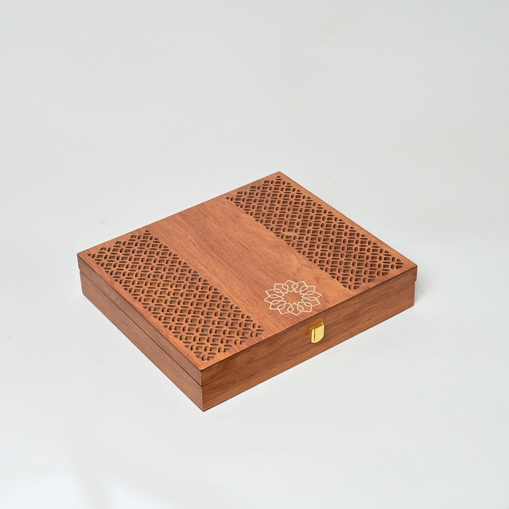 custom shaped wooden jewellry box with LED lights 