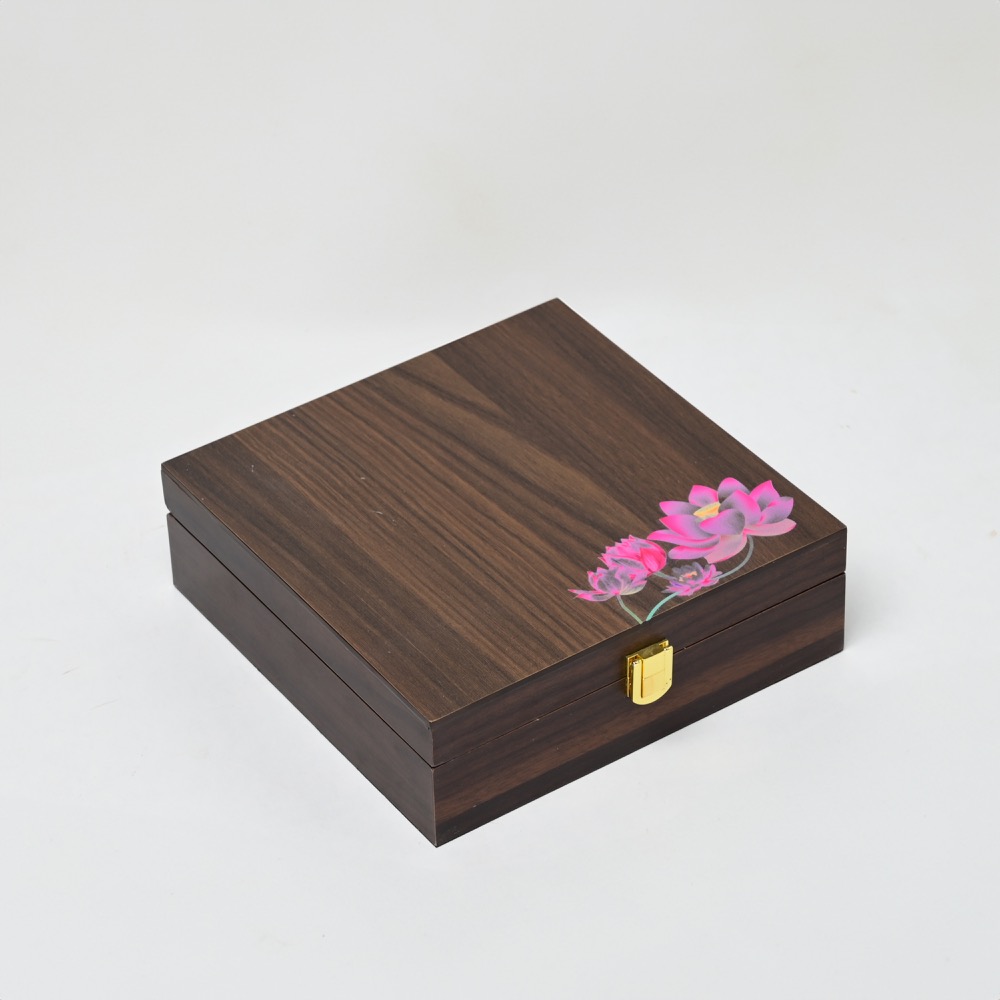 wooden jewellery box set with printing custom sizes