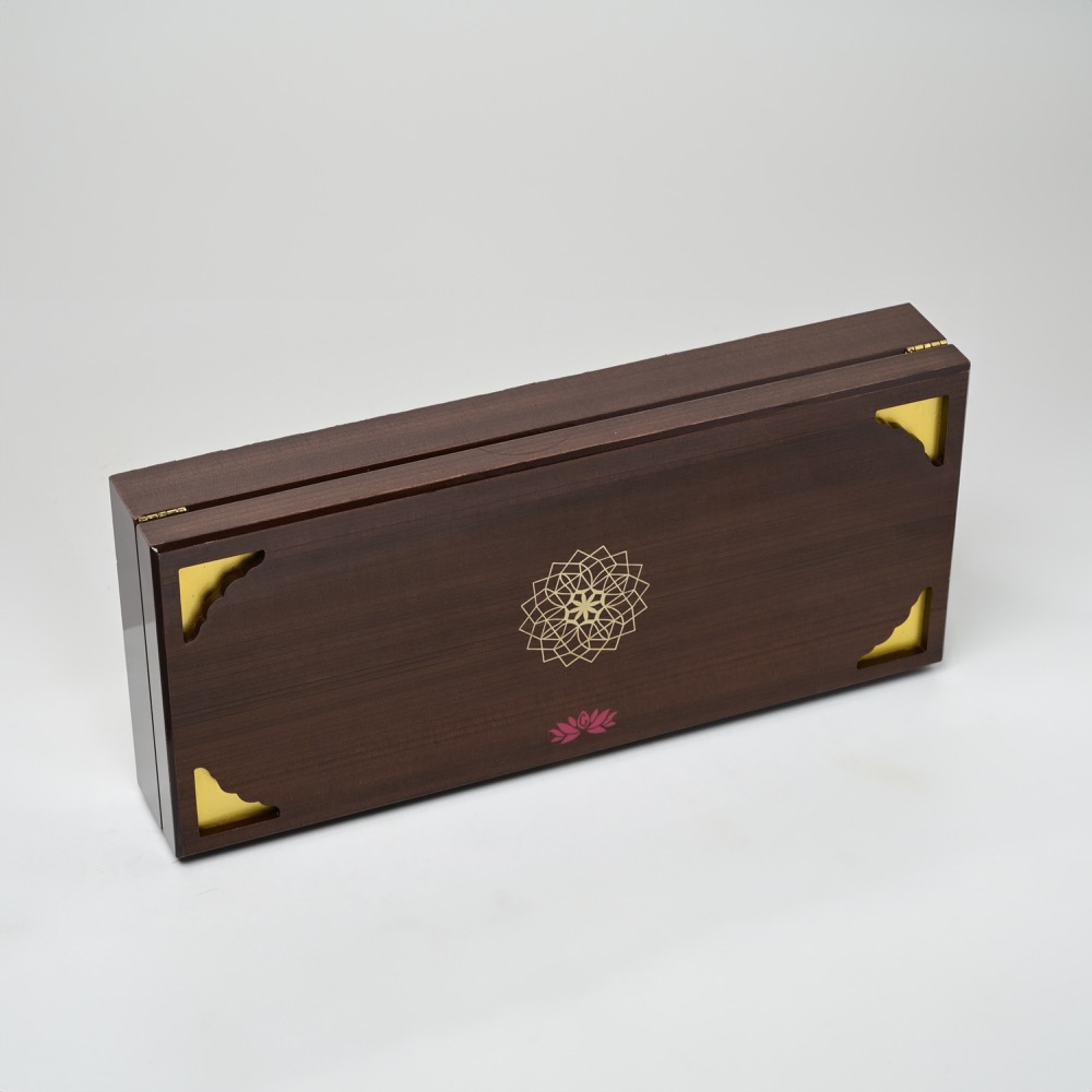wooden jewellery box set for necklace and bangles and eardrops