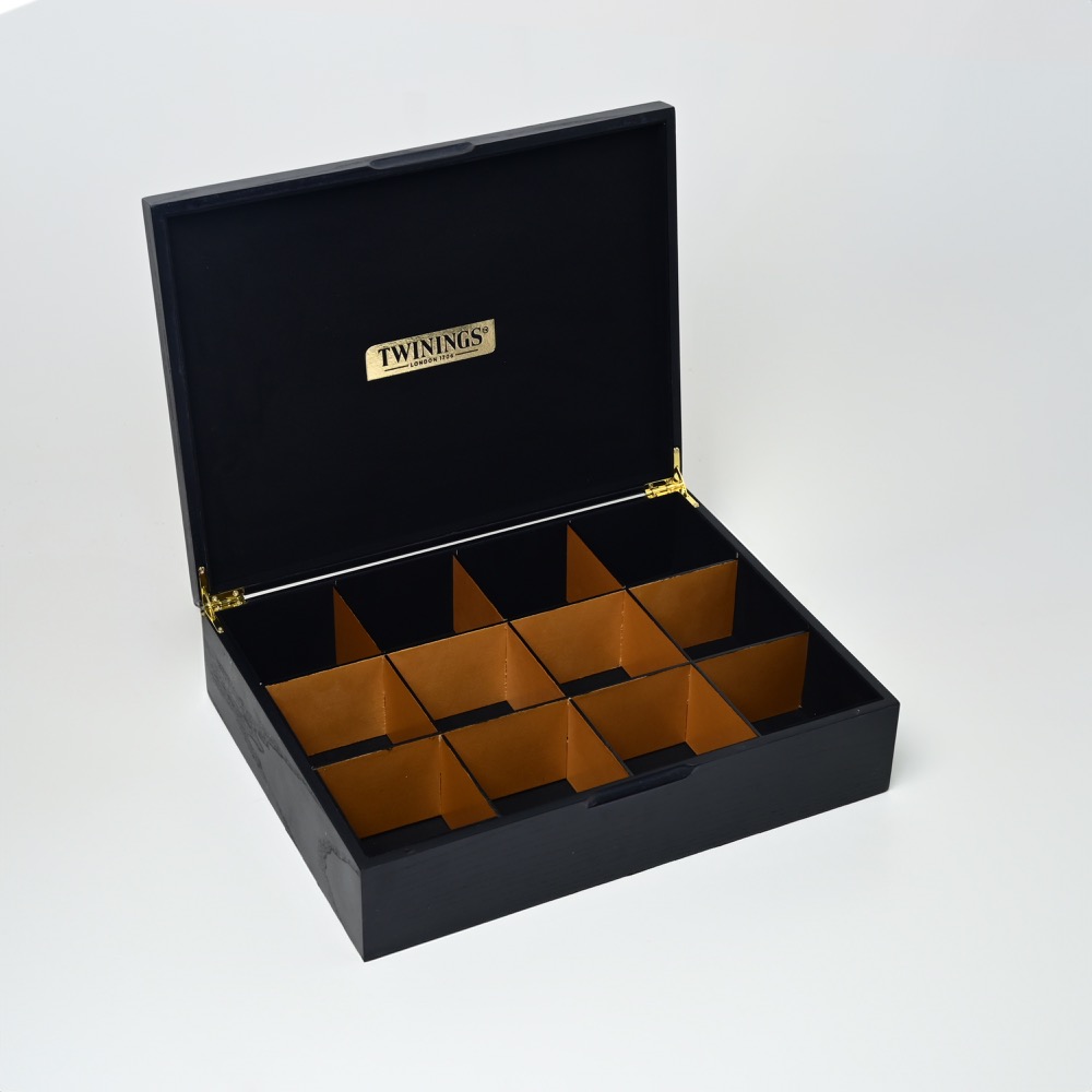 custom shaped wooden jewellery box opened